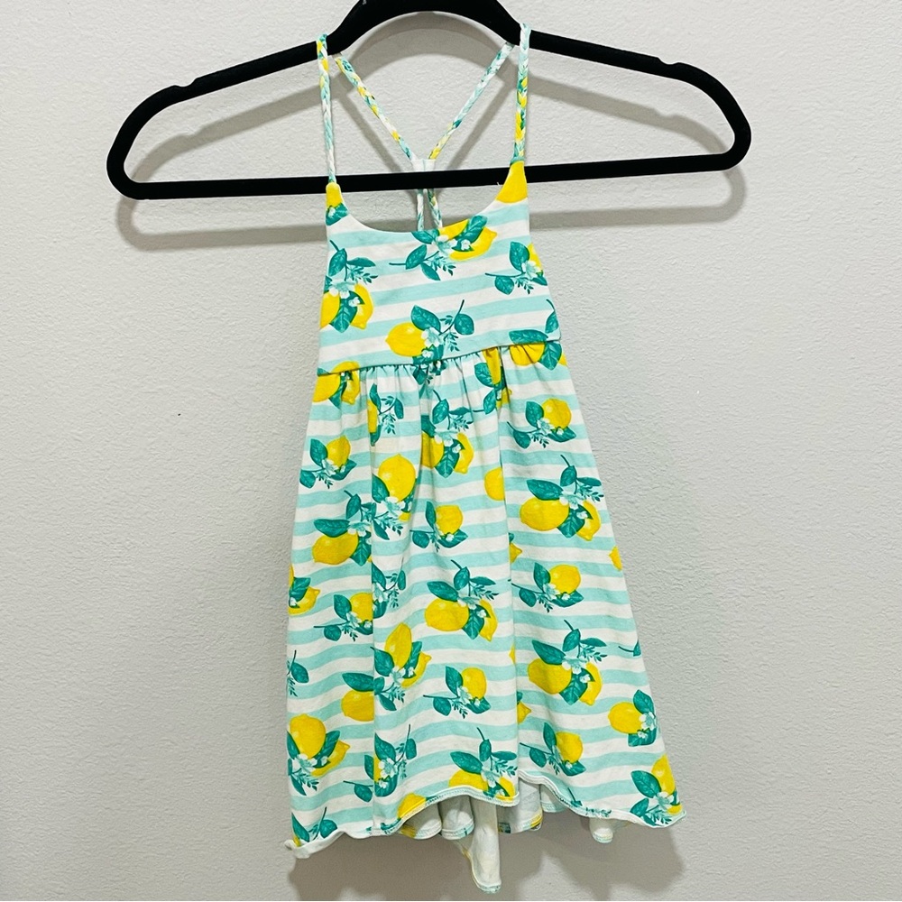 Tommy Bahama Girls Size 4T Lemon & Stripes Sun Dress